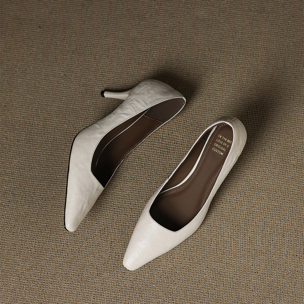 Zala - Genuine Leather Heels