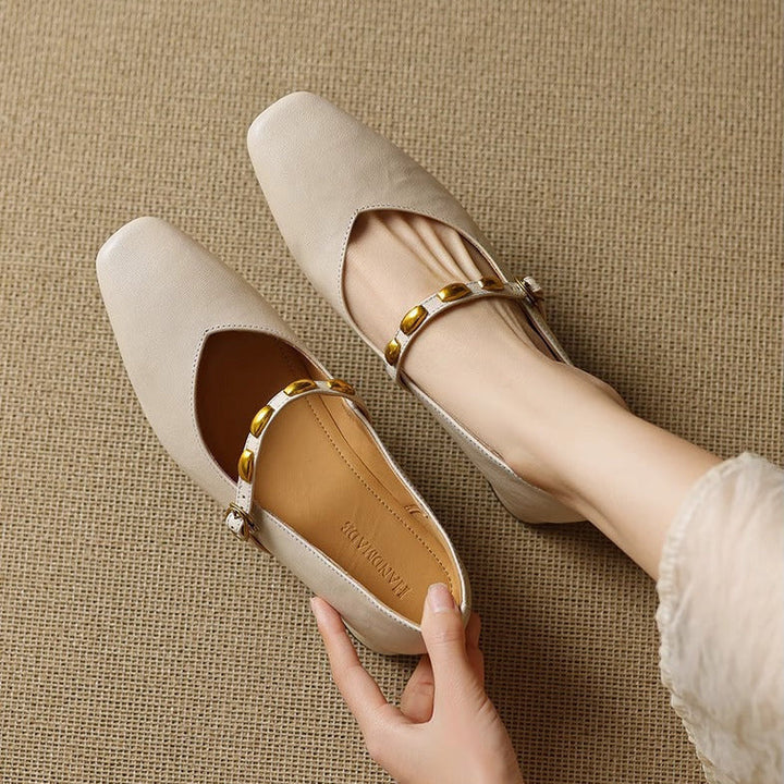 Zyra - Genuine Leather Flats