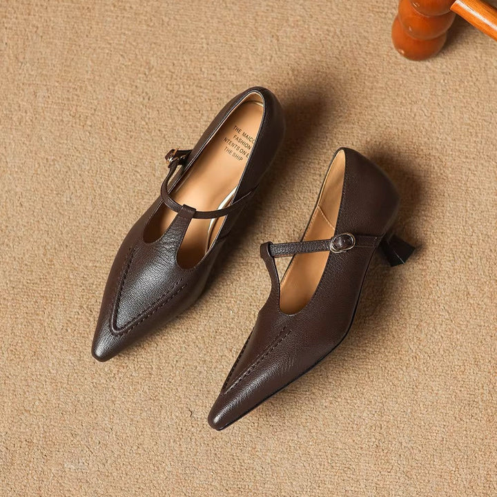 Tirea - Genuine Leather Heels