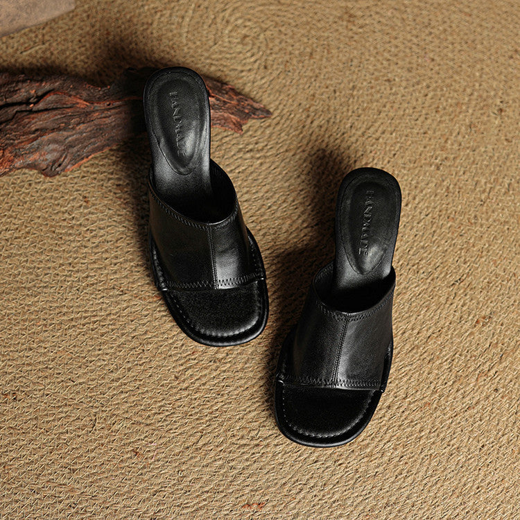 Amira - Genuine Leather Mules