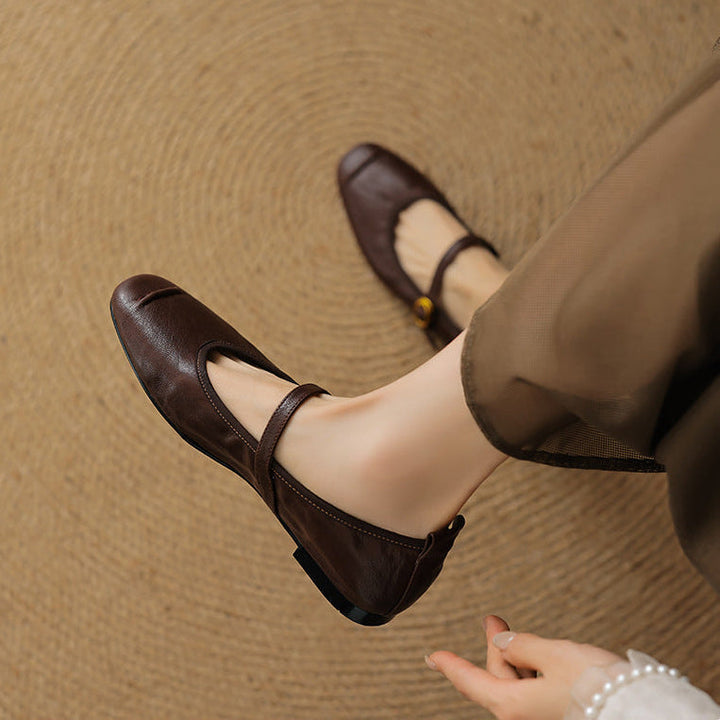 Wani - Leather Flats