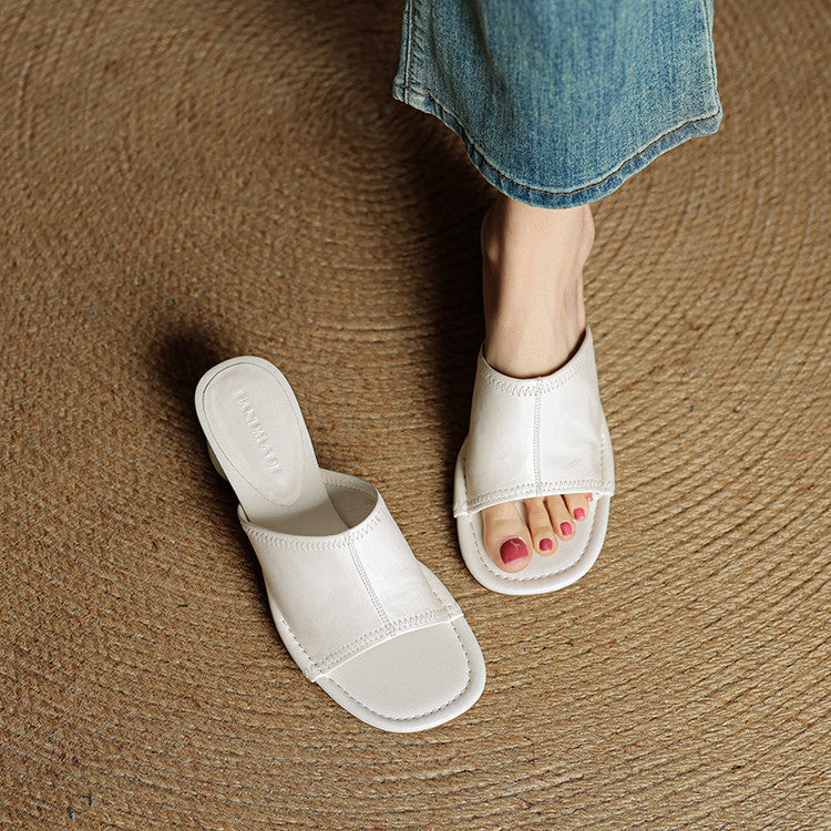 Amira - Genuine Leather Mules