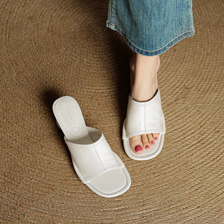 Amira - Genuine Leather Mules