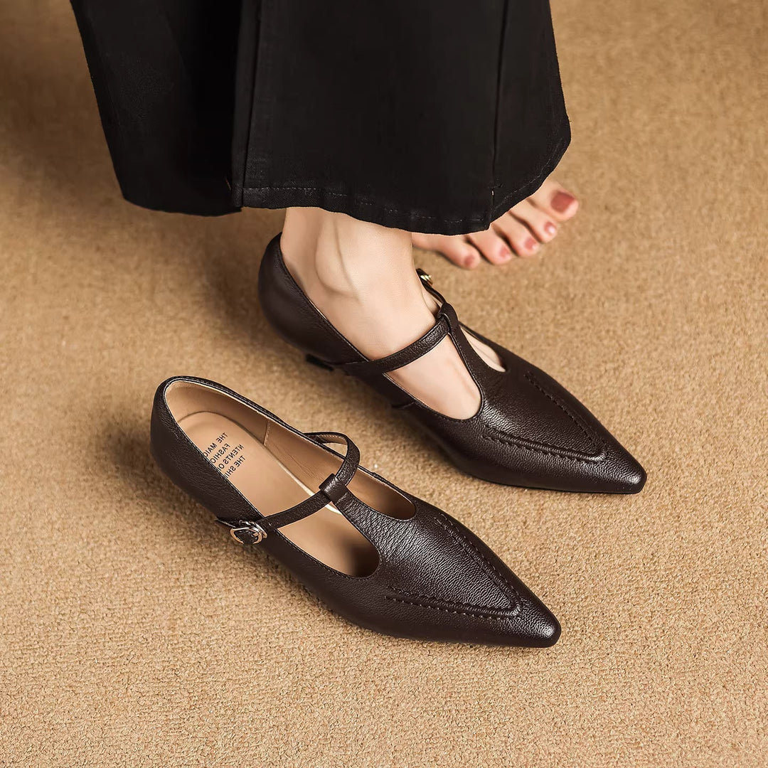 Tirea - Genuine Leather Heels