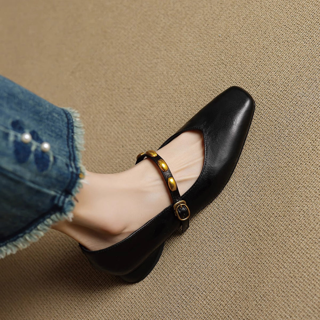 Zyra - Genuine Leather Flats