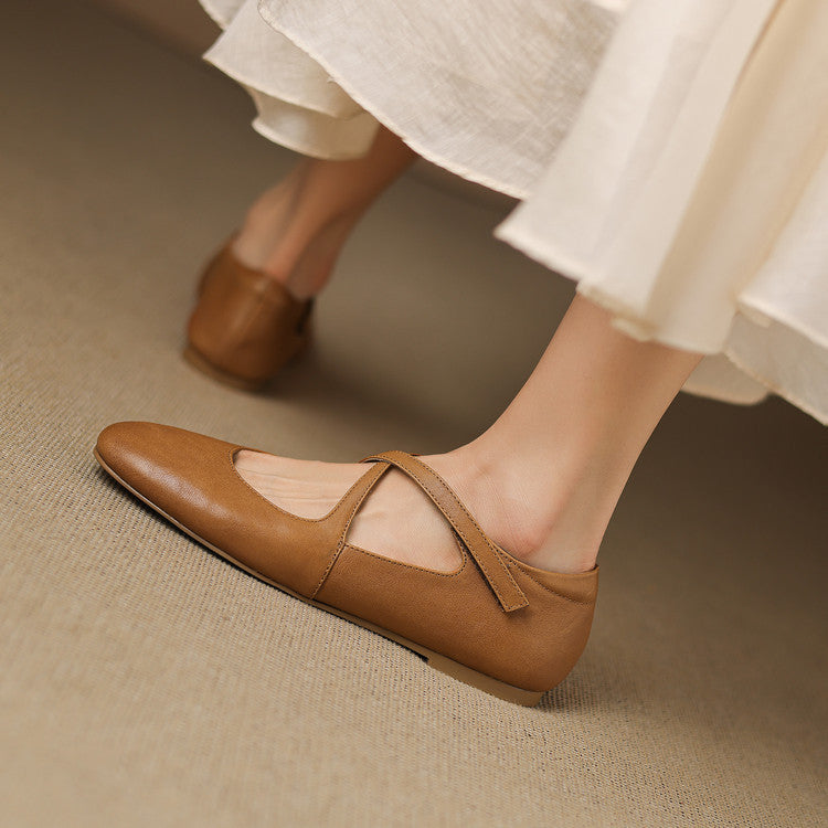 Zeor - Genuine Leather Flats