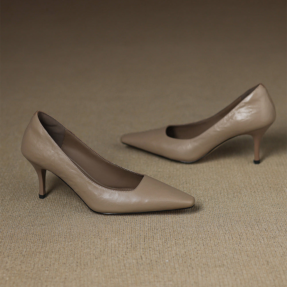 Zala - Genuine Leather Heels