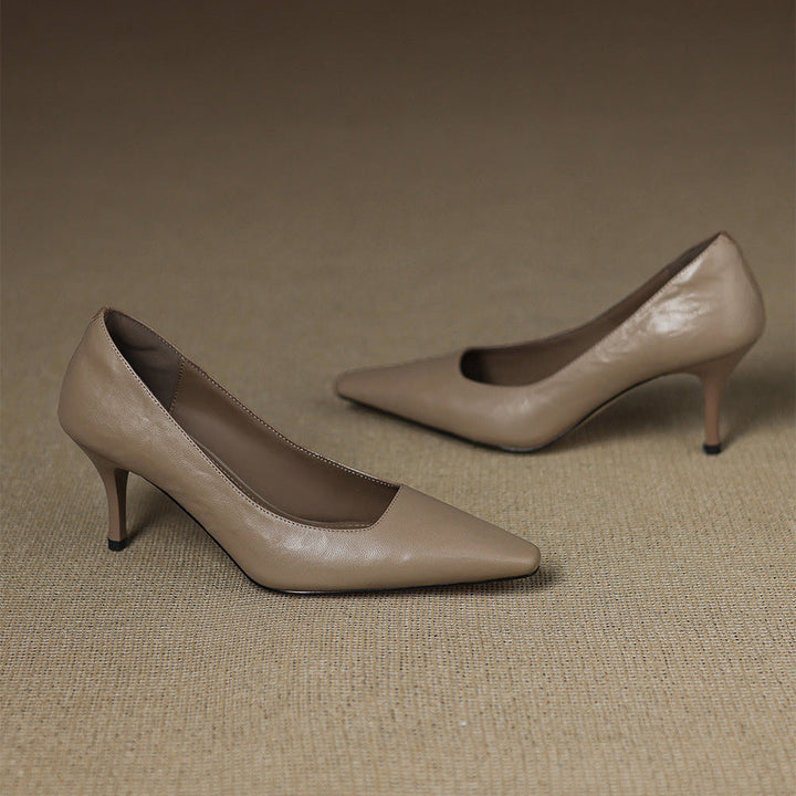 Zala - Genuine Leather Heels