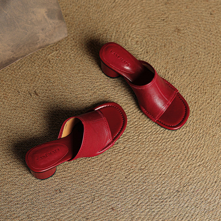 Amira - Genuine Leather Mules