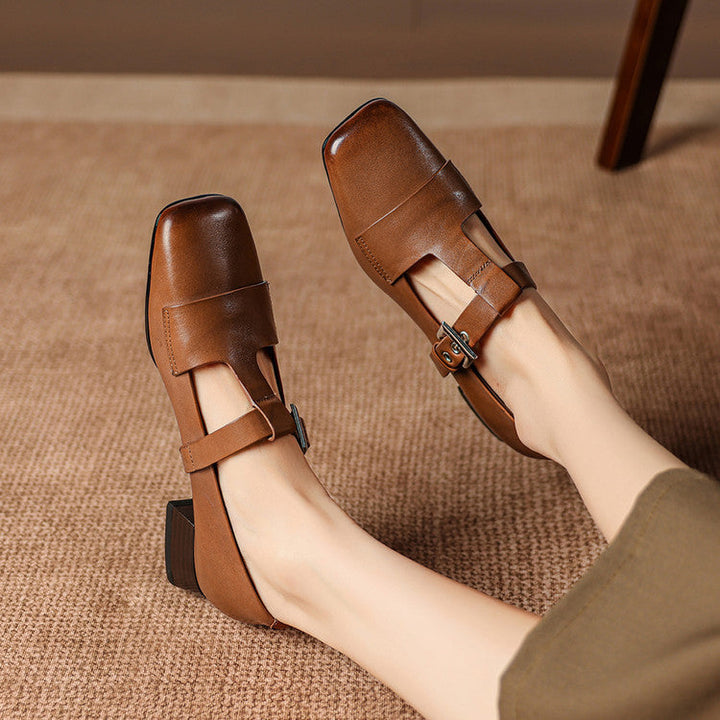 Veyra - Genuine Leather Heels
