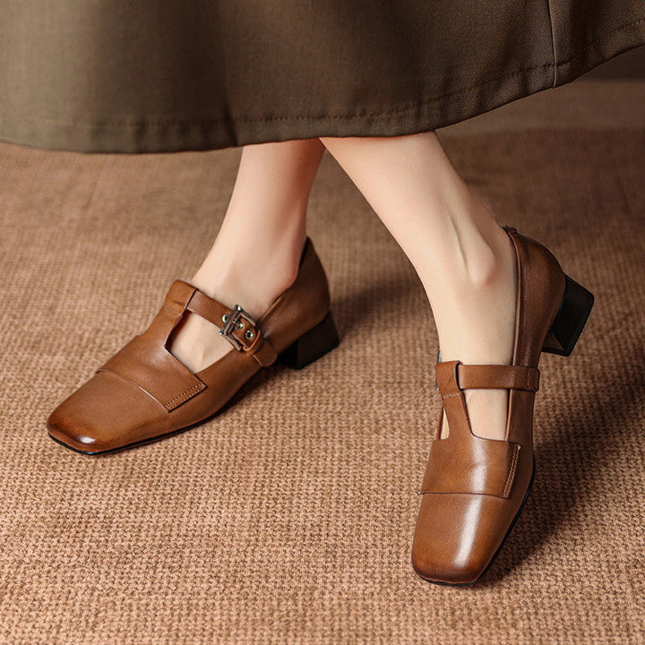 Veyra - Genuine Leather Heels