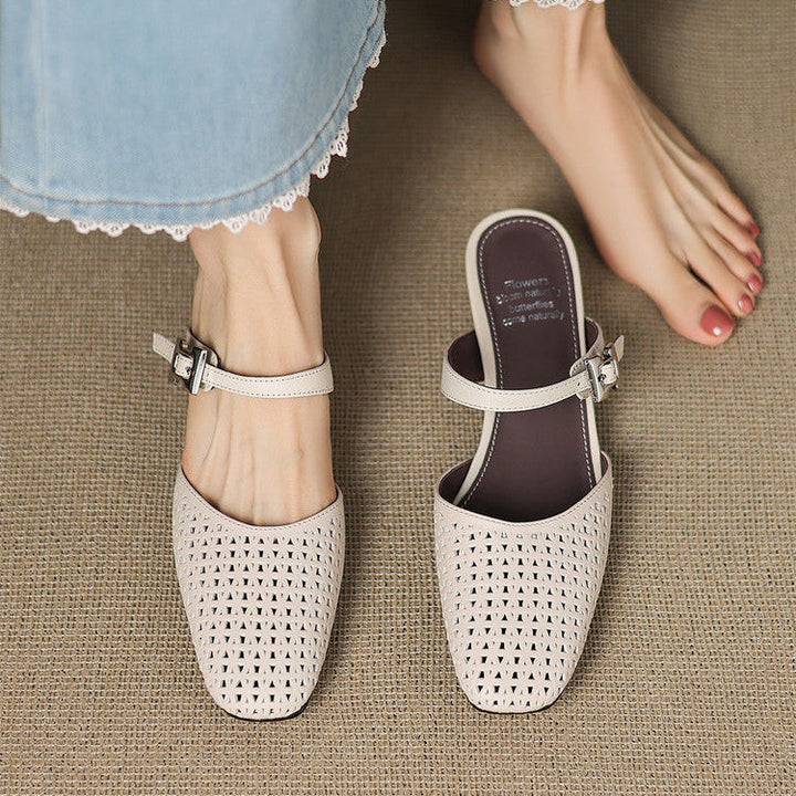 Nilda - Genuine Leather Mules