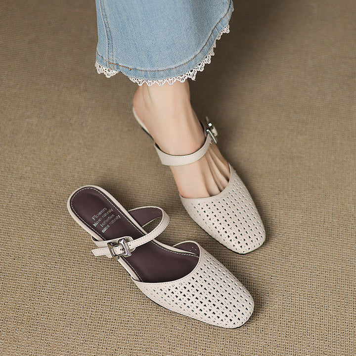 Nilda - Genuine Leather Mules