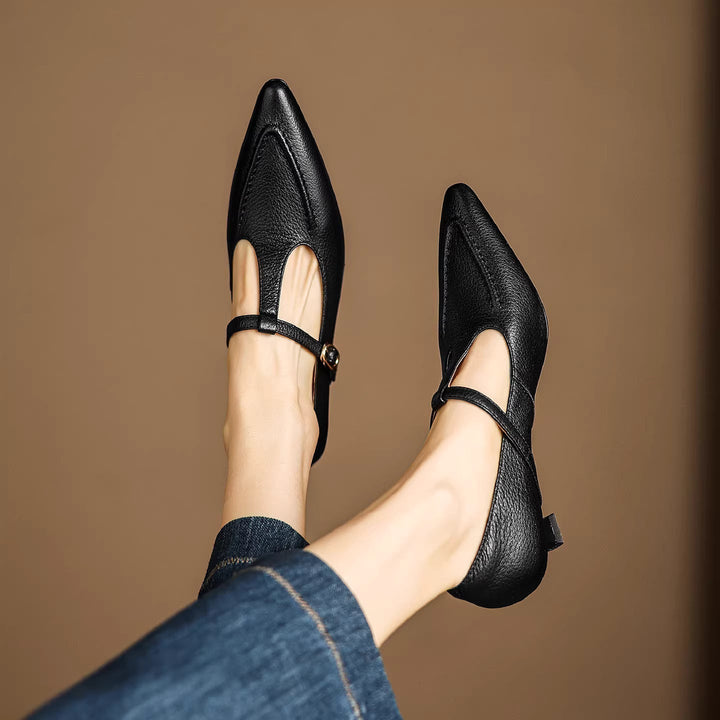 Tirea - Genuine Leather Heels