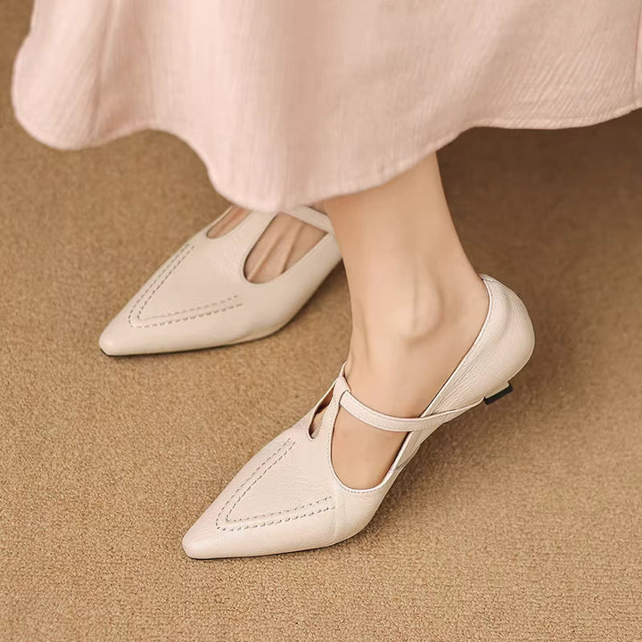 Tirea - Genuine Leather Heels