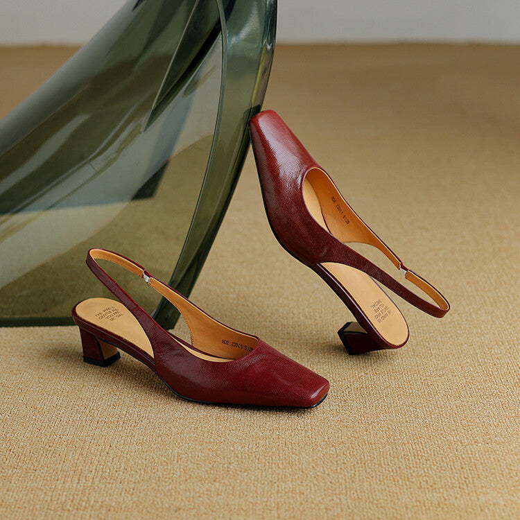 Ersa - Genuine Leather Slingbacks