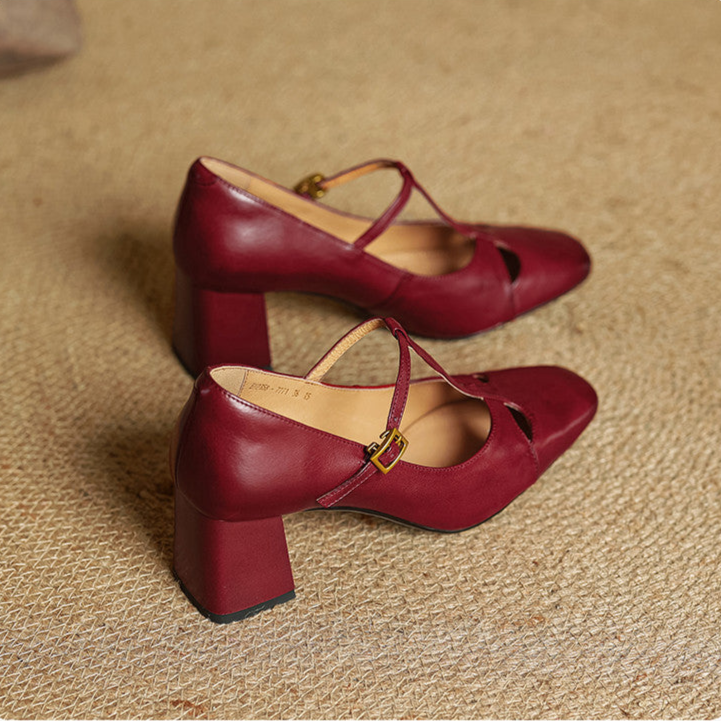 Alysa - Genuine Leather Heels