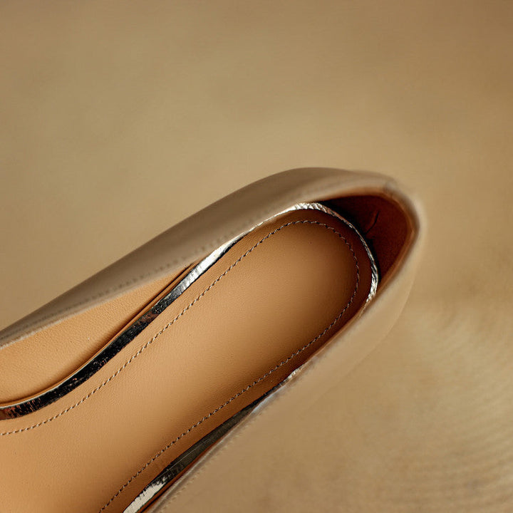 Clair - Genuine Leather Heels