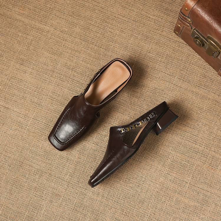 Vyla - Genuine Leather Mules