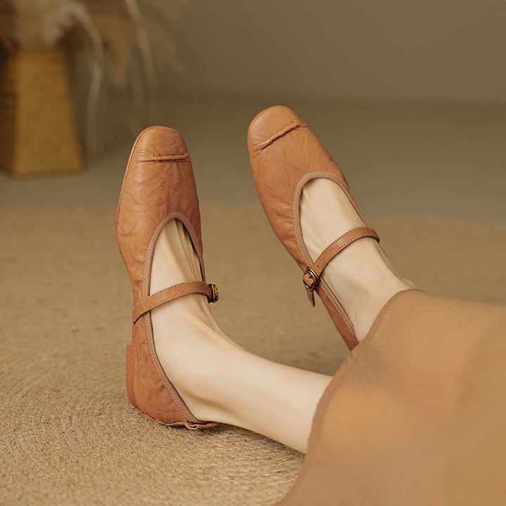 Wani - Leather Flats