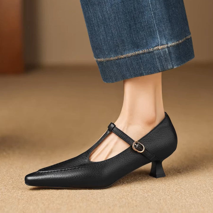 Tirea - Genuine Leather Heels