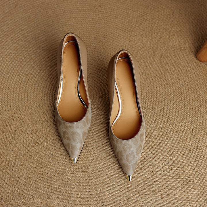 Clair - Genuine Leather Heels
