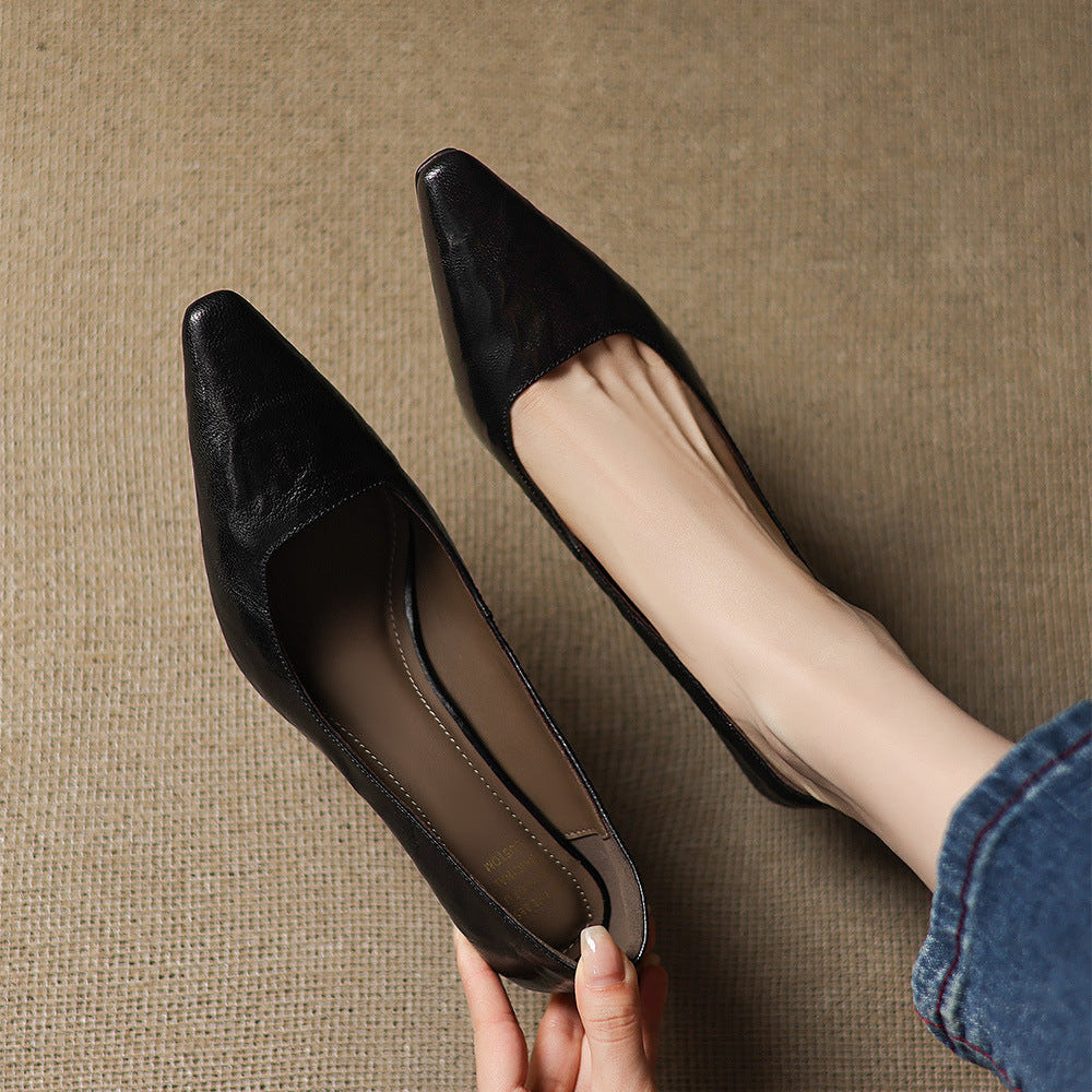 Zala - Genuine Leather Heels
