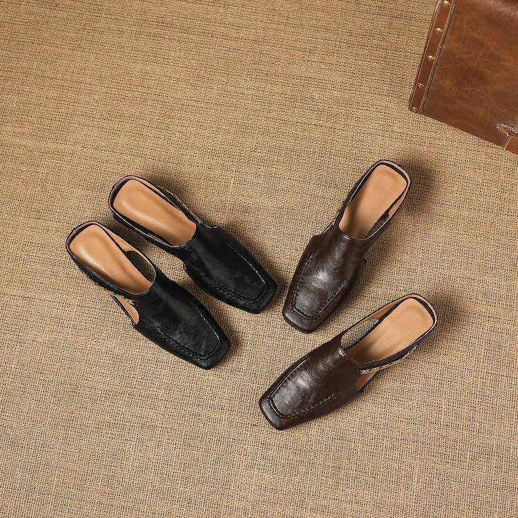 Vyla - Genuine Leather Mules