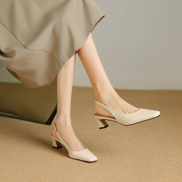 Ersa - Genuine Leather Slingbacks