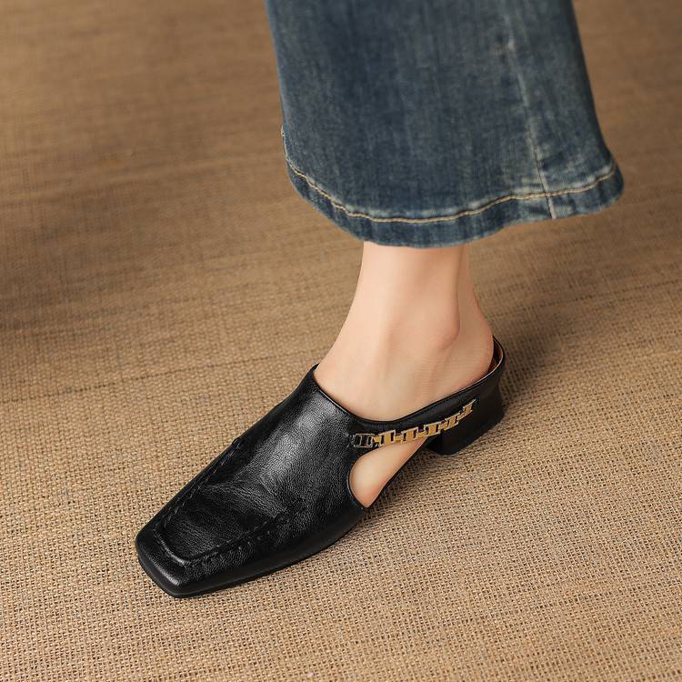 Vyla - Genuine Leather Mules