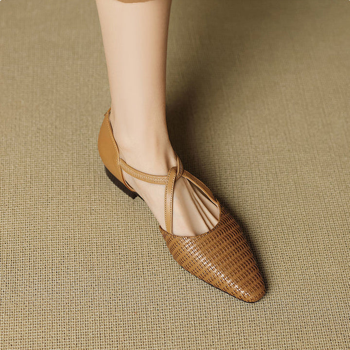 Dona - Genuine Leather Heels