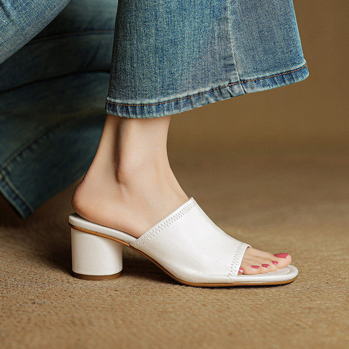 Amira - Genuine Leather Mules