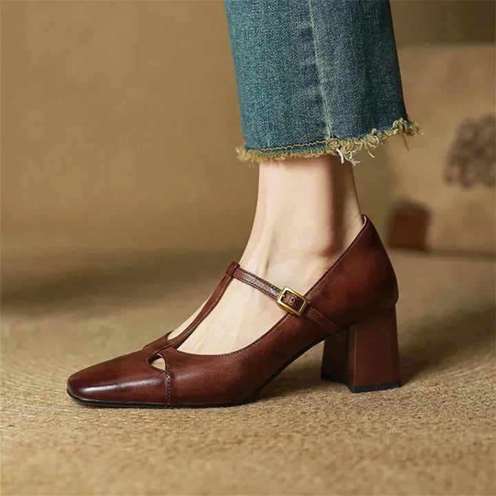 Alysa - Genuine Leather Heels