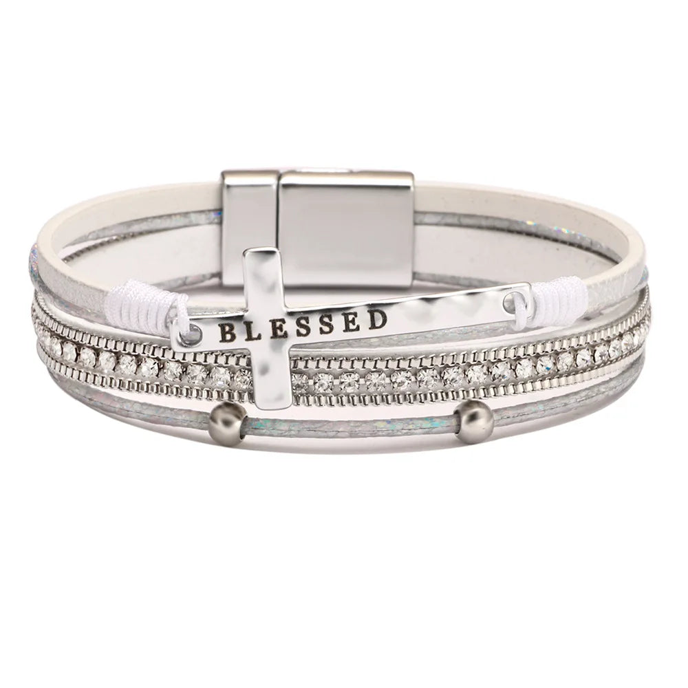 Boho Southwestern Cross Bracelet