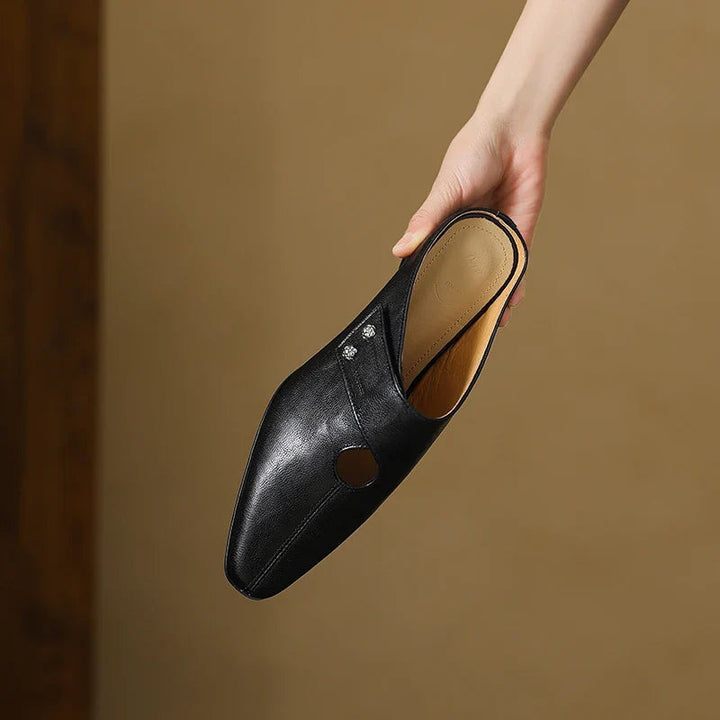 Olga - Genuine Leather Mules