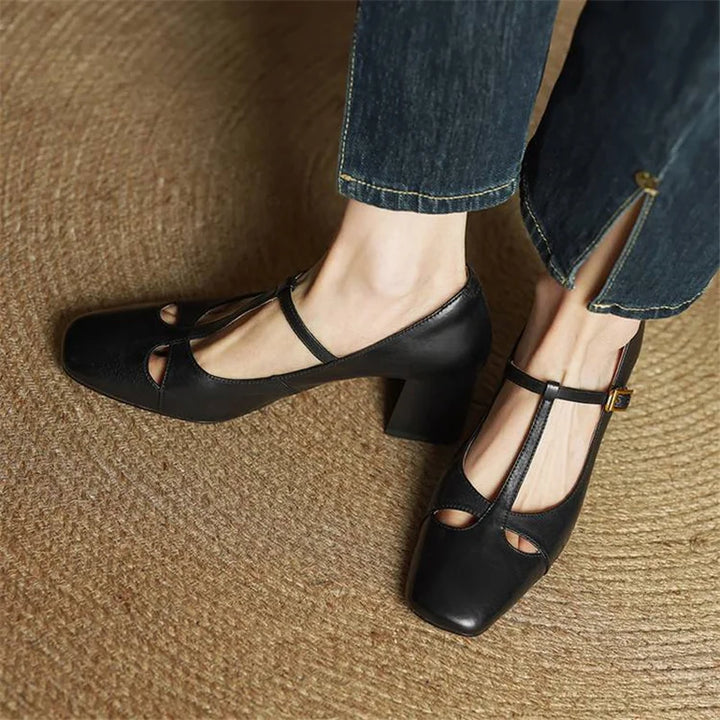 Alysa - Genuine Leather Heels