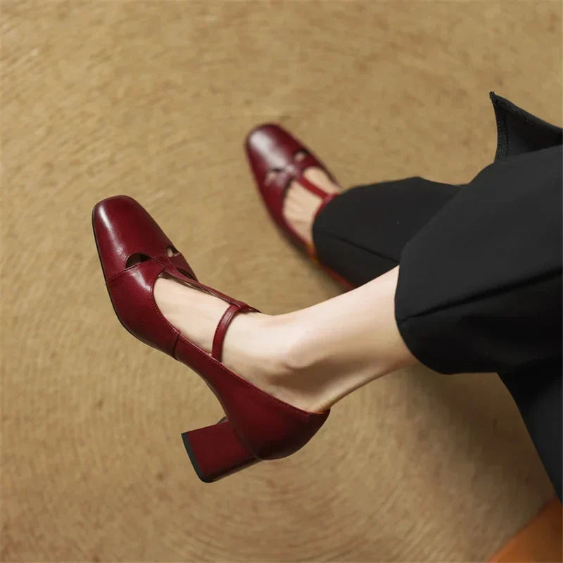 Alysa - Genuine Leather Heels