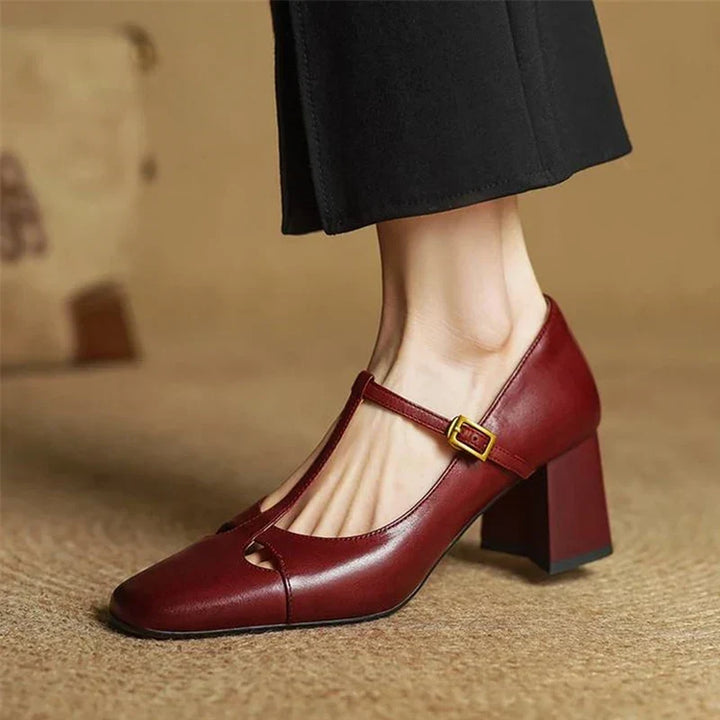 Alysa - Genuine Leather Heels