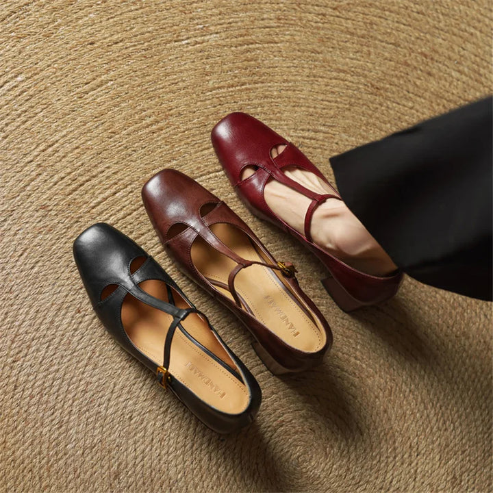 Alysa - Genuine Leather Heels