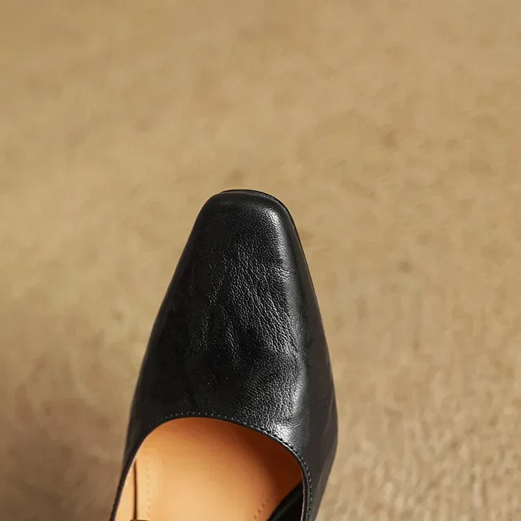 Maela - Genuine Leather Heels