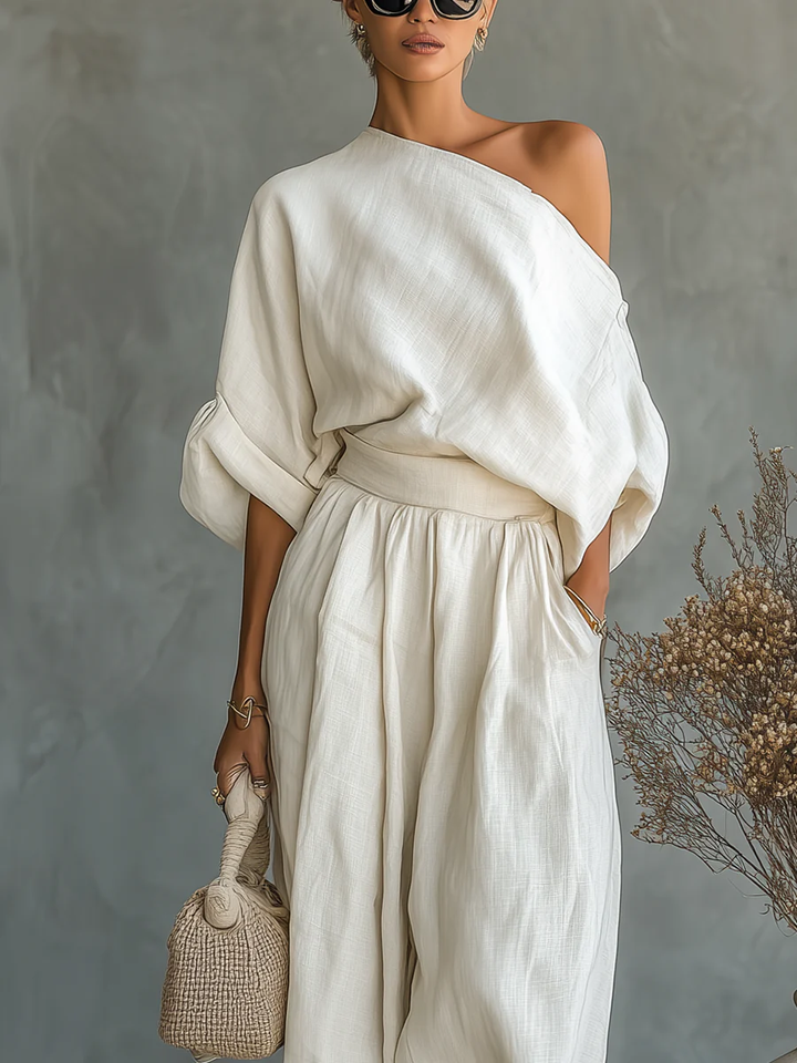 Ariadna™ - Two-Piece Set with Off-the-Shoulder Design