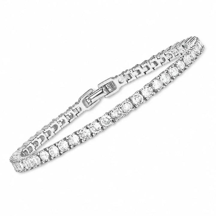 Crystals Tennis Gold Bracelet