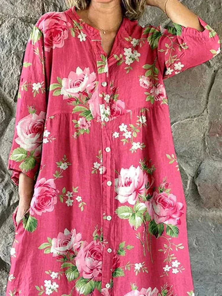 Maddie™ – Art Floral Dress
