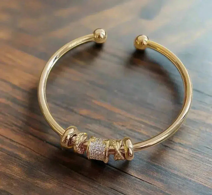 Adjustable Gold Charm Bracelet