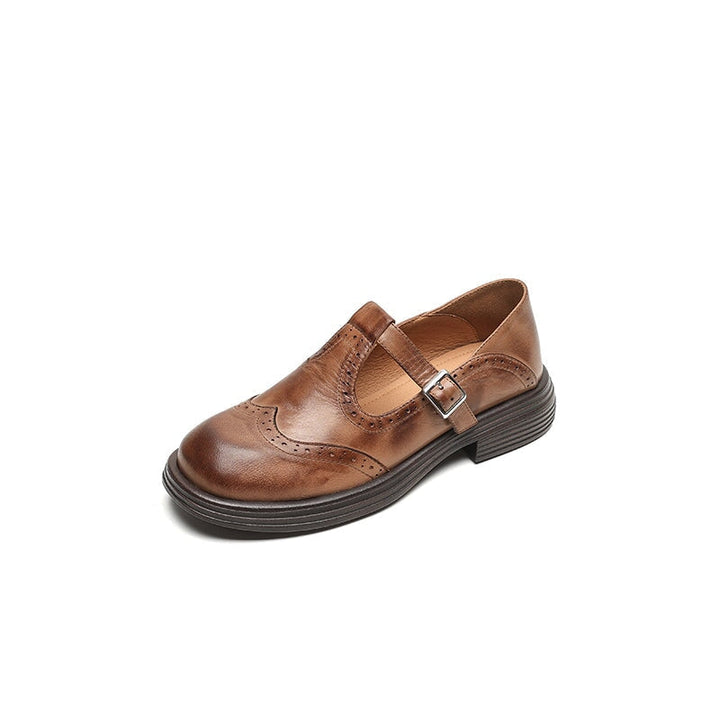 Verda - Vegan Leather Mary Jane Flats