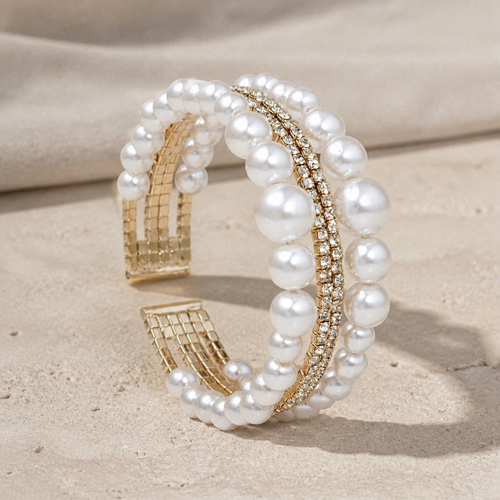 Baroque Pearl Cascade Bracelet