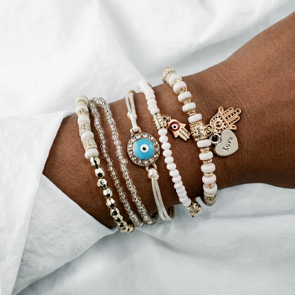 Timeless Hamsa Charm Bracelet