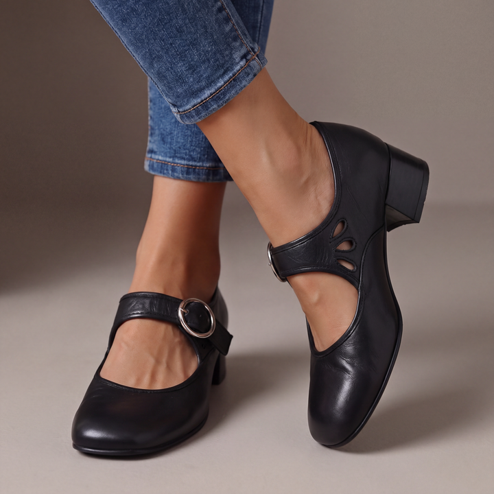 Josephine - Leather Comfort Mary Janes