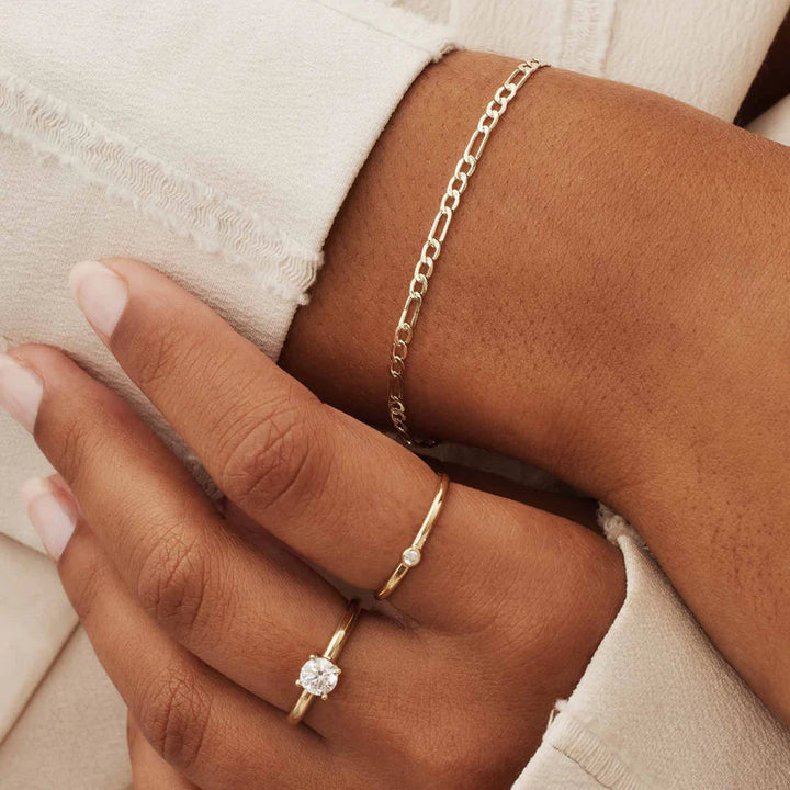Neris Alaine White Gold Bracelet