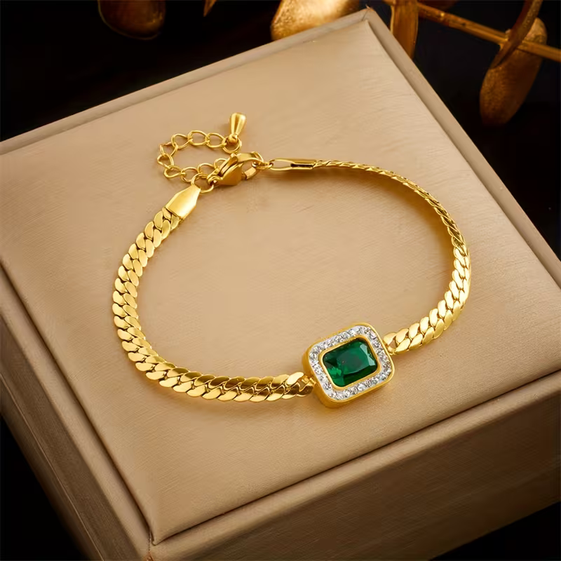 Crystal Frame Style Bracelet